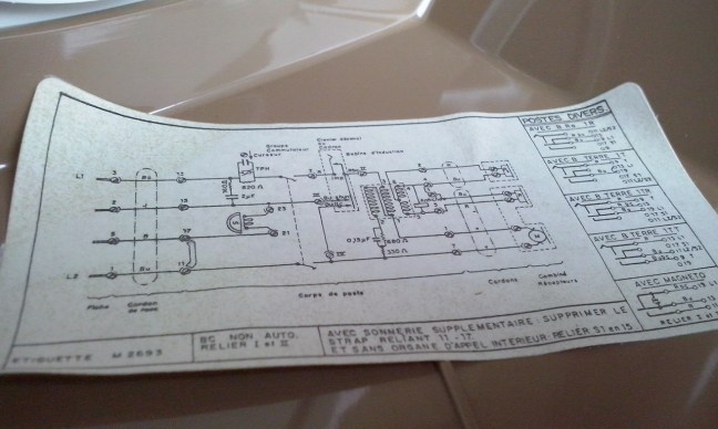 Schema van de Socotel S63